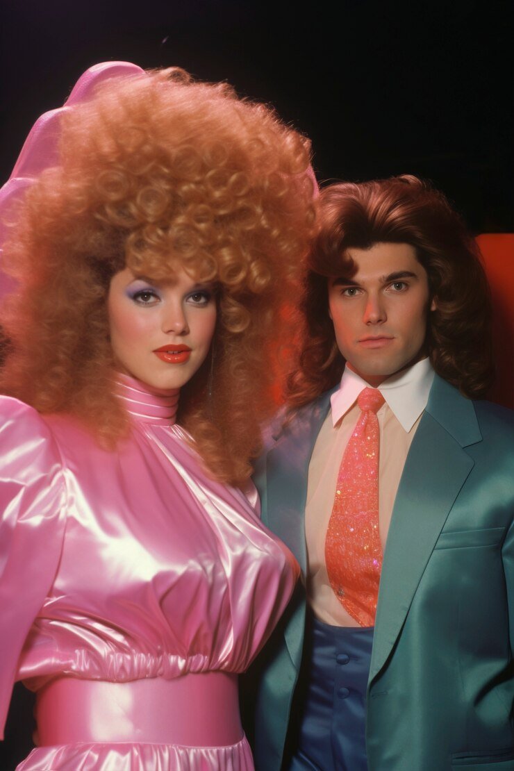 portrait-couple-with-funny-wig_23-2151247570 The Vibrant World of 1980s Fashion